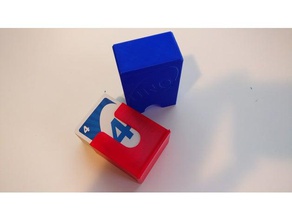 caixa uno playnig cartão brinquedos jogos cartões jogo de cartas 3d print model - Mito3D