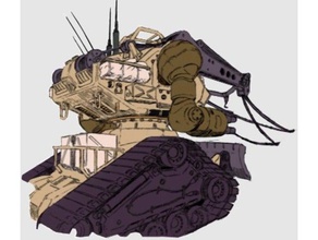 1144 rx 75 berrge guntank de conversion modèle des robots gundam gunpla 3d print model - Mito3D