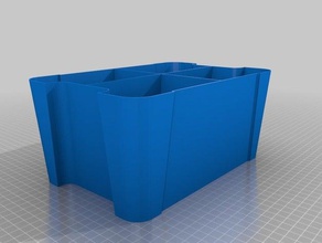 attache de tube les conteneurs personnalisé 3d print model - Mito3D