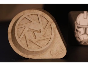 cement mold ashtray half-life 3 3d printing half life 3d print model - Mito3D