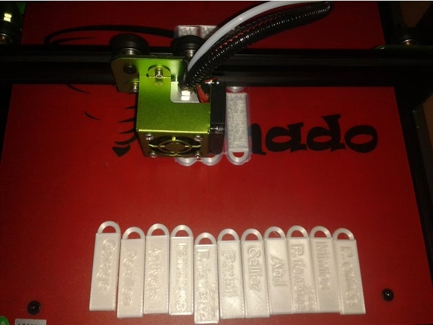 porte cles ménage sac étiquette cls porte-clés 3D print model - Mito3D
