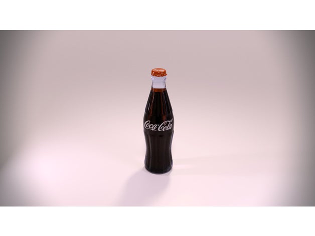 a coca-cola de garrafa decoração bebidas soda 3D print model - Mito3D