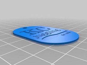 kc giocoleria keytag 2018 i portachiavi kansas city 3d print model - Mito3D