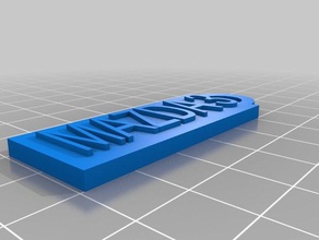 mazda 3 keychains customized 3d print model - Mito3D