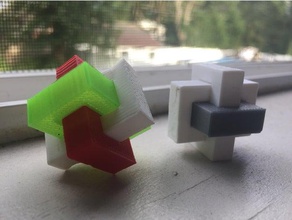 borromee rettangoli per la matematica arte 3d print model - Mito3D