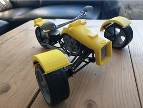 truco personalizado modelos art coche los juguetes vehículo 3d print model - Mito3D