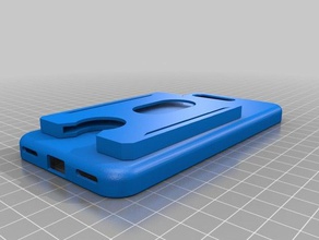 pixel de la caja del teléfono tarjeta cartera móvil google píxel minimalista el caso smartphone 3d print model - Mito3D