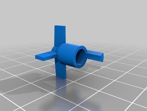 fluval aquarium filter propeller replacement parts 3d print model - Mito3D
