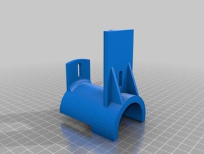 debajo de la mesa auriculares stand ikea adils piernas organización los pie bajo mostrador 3d print model - Mito3D