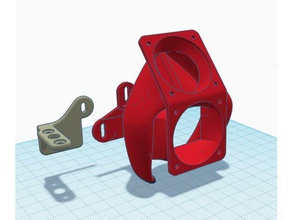 fang remix ender 3 3d printer parts fan 3d print model - Mito3D
