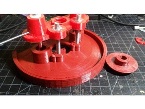 dremel plunge router screw-on bushing machine tools attachment holder 3d print model - Mito3D