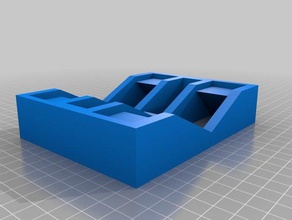 tush vertical 3d de la impresora accesorios soporte bobina 3d print model - Mito3D