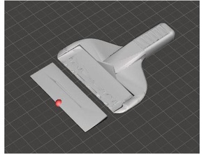 ez-çift chibi'nin ele bıçak-jilet---kenarlı 3d baskı kolay kaldırma jilet tutucu emniyet kazıyıcı zaphodus 3d print model - Mito3D