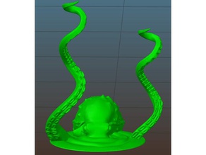 krakpen holder octopus pen office 3d print model - Mito3D