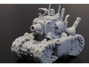 metal slug sv-001 tank oyuncaklar oyunlar 3d print model - Mito3D