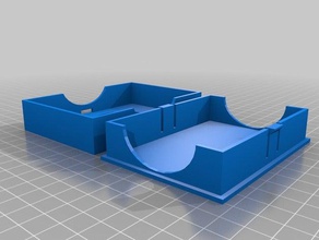 il mio personalizzato scatola di carta 80 ans giochi 3d print model - Mito3D