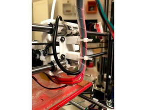 cable holder x-carriage 3d printer parts 3d print model - Mito3D