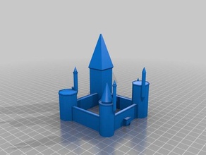 chivalric insan castle binalar yapılar özelleştirilmiş 3d print model - Mito3D