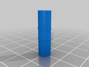 toilet lid hinge pin replacement parts 3d print model - Mito3D