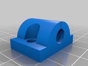 8mm çubuk tutucu 2020 i3 klon eksen 3d yazıcı parçaları 3d print model - Mito3D