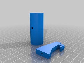 escada do sótão porta closeropener gancho substituição partes 3d print model - Mito3D