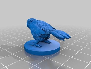kakapo miniatura de 28mm los juguetes juegos no molestar mesa 3d print model - Mito3D