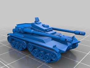 overlord-tank 3d drucken china Chinesisch Befehl erobern Generäle 3d print model - Mito3D