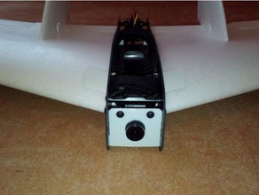 support de caméra eachine la fureur l'aile rc des véhicules 600tvl 700tvl tvl1000 3d print model - Mito3D