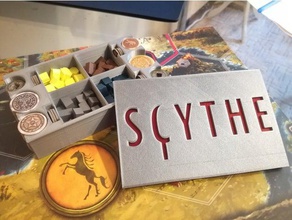scythe kaynakları paralar Organizatör oyuncak oyun aksesuarlar boardgame boardgames 3d print model - Mito3D