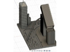 la ciudad de bisagra edificio 3d impresión 3d print model - Mito3D