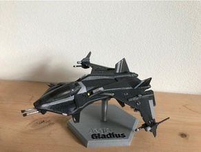 star citizen égide gladius standbase des véhicules vaisseau spatial 3d print model - Mito3D