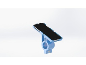 iphone 6 de la motocicleta montaje 3d impresión caso del el soporte para se monta rubikuzi suporte en celular 3d print model - Mito3D