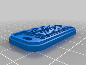 izabella keychain keychains customized 3d print model - Mito3D