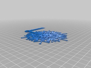 paisley snowflake decor customized 3d print model - Mito3D