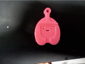 princess bubblegum bead kandi pink 3d printing adventure time necklace necklaces pendant pendants rave 3d print model - Mito3D