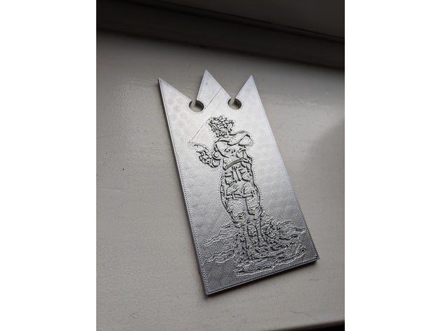 kingdom hearts iii en relief sora plaque 3D print model - Mito3D