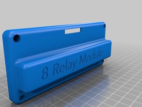 8 relay module case sainsmartkootek closed electronics 3d print model - Mito3D