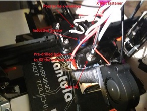 tevo tarentule transport e3dv6 hotend capteur inductif de l'imprimante accessoires tendeur courroie e3d montage 3d print model - Mito3D