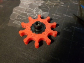 lit le bouton anycubic 4max 3d de l'imprimante pièces 3d print model - Mito3D