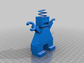 spring man toys games 3d print model - Mito3D