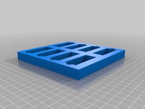 tripoley juego de soporte fichas 3d la impresión inserte pokerchips 3d print model - Mito3D