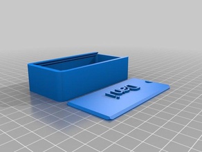 caixa dani cotonete kaplar özelleştirilmiş 3d print model - Mito3D