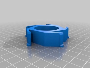 58mm hub 3d de l'imprimante pièces personnalisé 3d print model - Mito3D