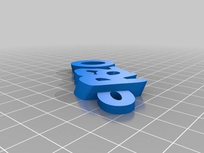 r620 keychain keychains customized 3d print model - Mito3D