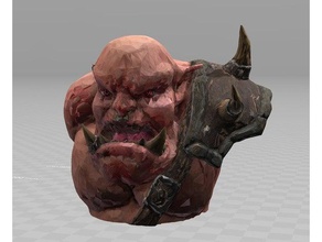 orc bust sculptures lord rings lotr 3d print model - Mito3D