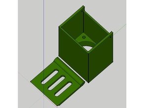 evrensel fare kapanı hayır killtrap açık bahçe plank 3d print model - Mito3D