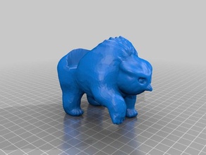 owlbear de montagem animais 3d print model - Mito3D