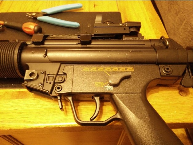 jg airsoft mp5 lato sinistro del fuoco selextor parti 3D print model - Mito3D