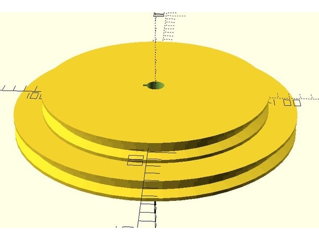 anpassbare Schritt Riemenscheibe Zoll Teile customizer Riemenscheiben 3D print model - Mito3D