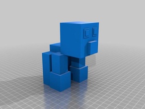 minecraft gorilla 3d drucken 3d print model - Mito3D